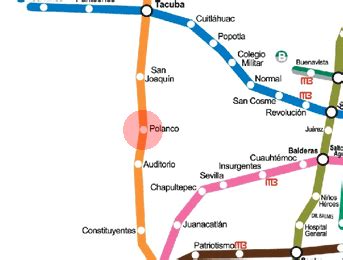 metro polanco - mapa metro lisboa